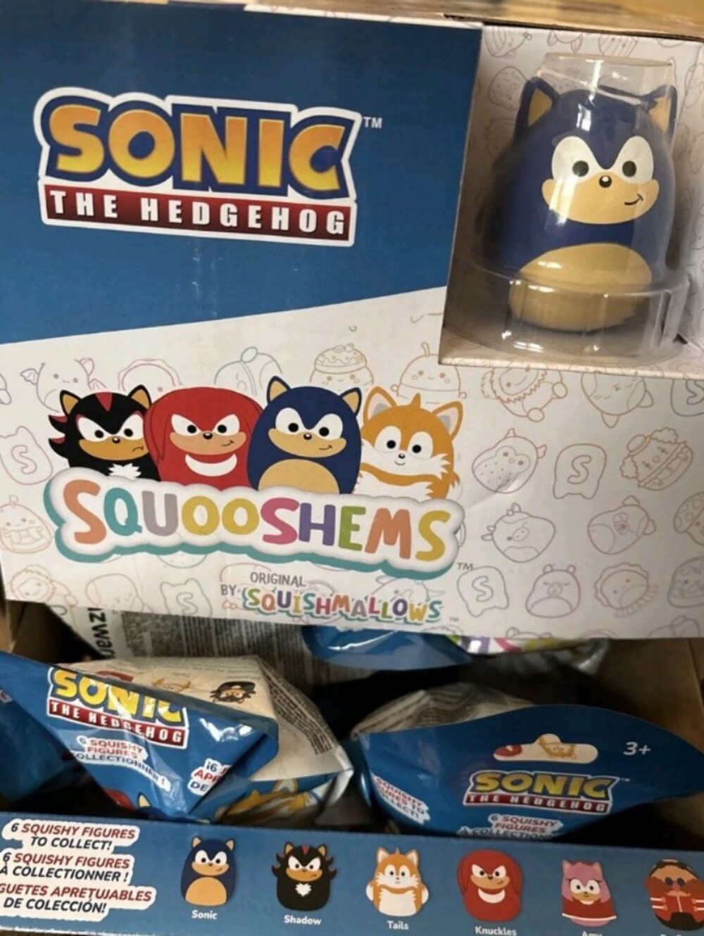 Sonic the Hedgehog Squooshems Dough Filled Squishy